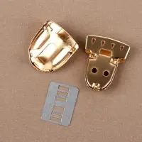 Застёжка для сумки, 4&times;3 см, цвет золотой