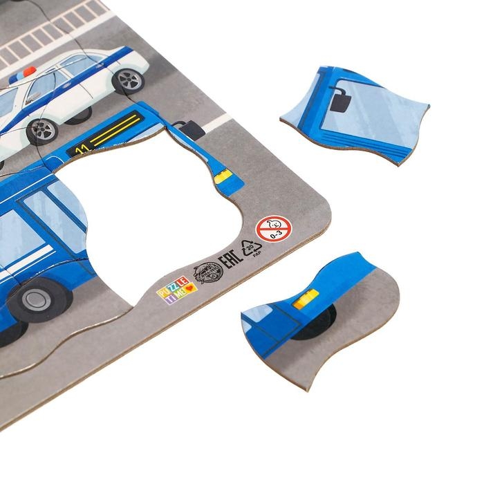 Пазл в рамке &laquo;Транспорт&raquo;, 42 детали