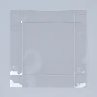 Коробка для печенья, кондитерская упаковка с пластиковой крышкой, Present, 10.5 х 10.5 х 3 см