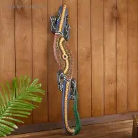 Панно декоративное "Ящерица геккон" 78х13х1,5 см МИКС