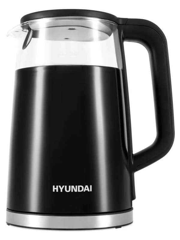 Чайник HYK-G6404 1.7л. 2200Вт черный