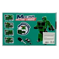 Конструктор винтовой &laquo;Военная техника&raquo;, 2 в 1 робот-машина