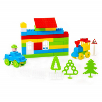 Конструктор &laquo;Строитель&raquo;, 129 деталей