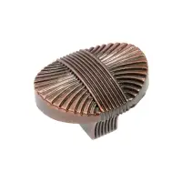 Ручка-кнопка CAPPIO, цинк, d=35 мм, цвет медь