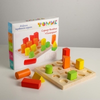 Логический игровой набор &laquo;Сортер-вкладыш. Геометрия&raquo; 17 деталей