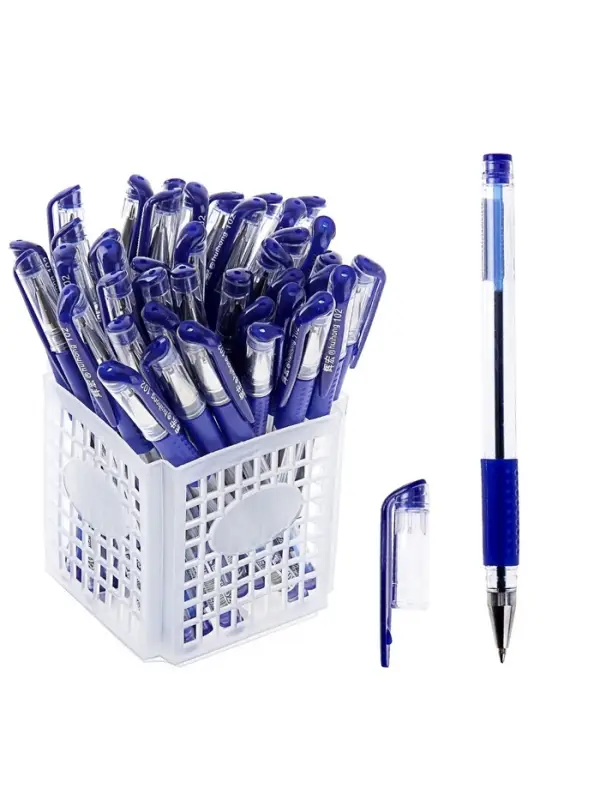 Ручка шариковая Calligrata, синий стержень, узел 0.5 мм, резиновый упор