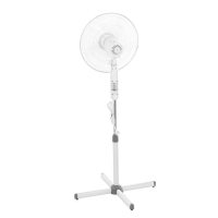 Вентилятор Ballu BFF-801, напольный, 45 Вт, 35 см, 3 скорости, 1 режим, белый