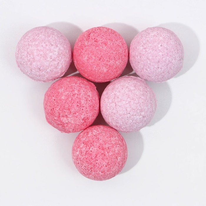 Подарочный набор косметики новогодний &laquo;Сияй круглый год!&raquo;, бомбочки для ванны, 6 х 20 г, аромат лаванды, Новый Год