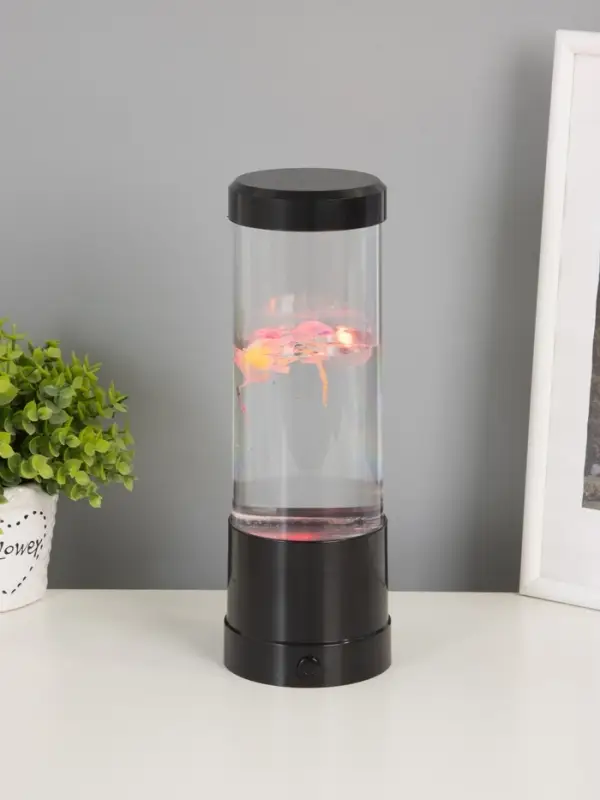 Светильник "Медузы" LED, RGB, USB, 3-5Вт, чёрный 9х9х25,5 см