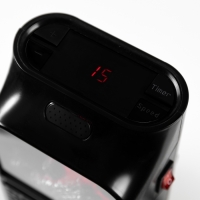 Портативный обогреватель Luazon LTO-09, 500Вт, 23 м&sup2;, 2 режима, чёрный, евровилка