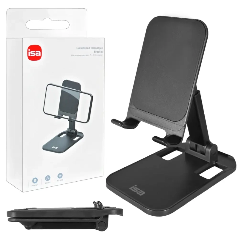 Настольная подставка PH-3 ISA черный IS124116