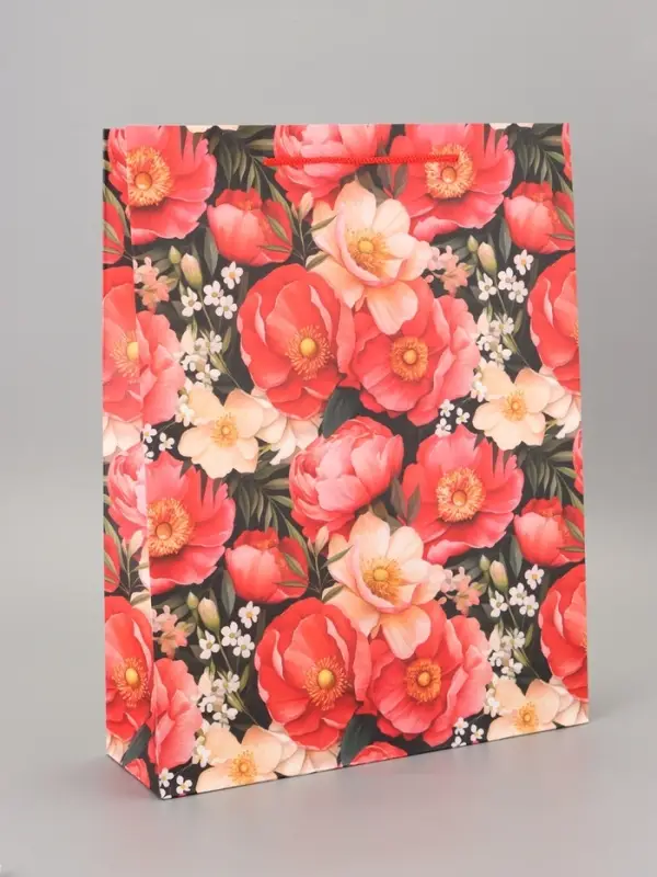 Пакет подарочный ламинированный &laquo;Цветочная эстетика&raquo; 33&times;42.5&times;10 см