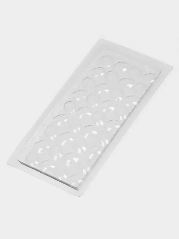 Форма для шоколада &laquo;Лепестки&raquo;, пластик, 20.5&times;10&times;1 см, прозрачная