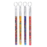 Карандаш секционный чернографитный с лупой, корпус МИКС