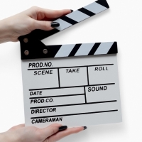 Кинохлопушка режиссёра, белая, 20 х 20 см