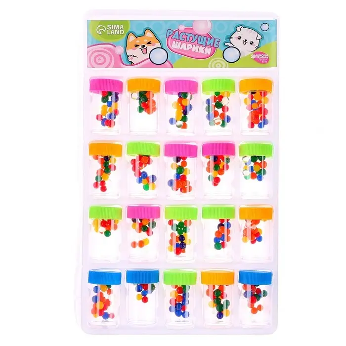 Растущие игрушки в баночке &laquo;Шарики&raquo;, МИКС