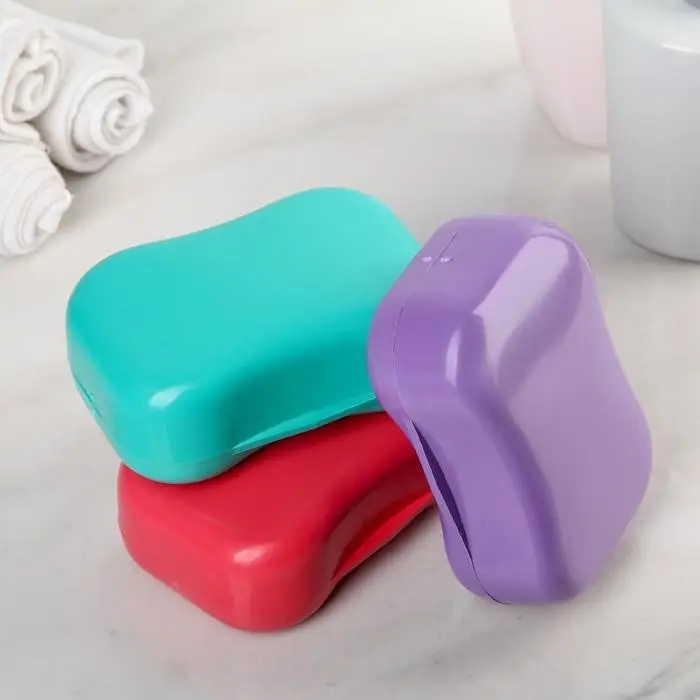 Мыльница дорожная, 11&times;7&times;4 см, цвет МИКС