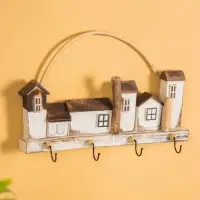 Вешалка &laquo;Улица&raquo;, 35&times;9&times;24 см, дерево