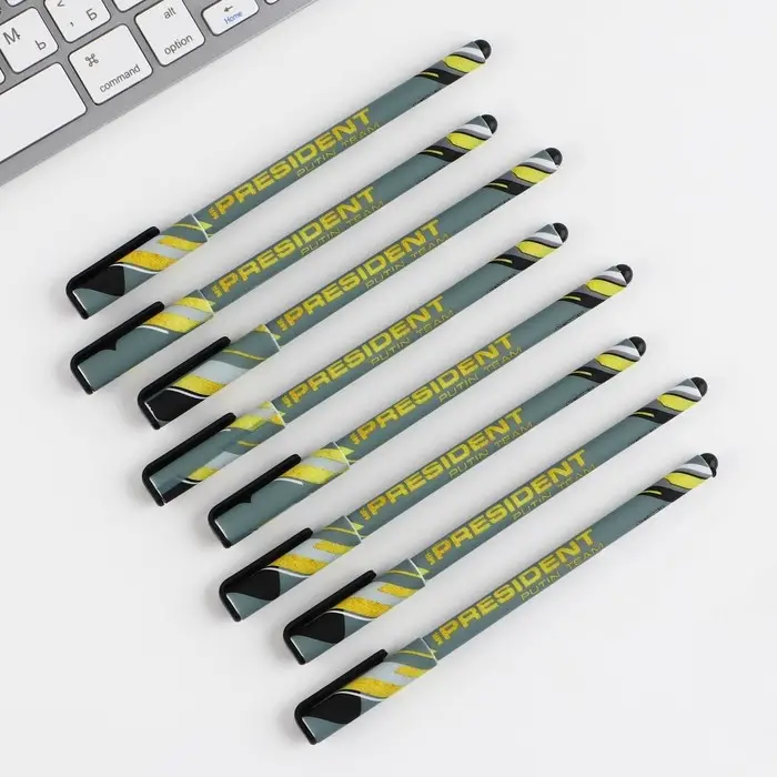 Ручка пластик с колпачком шариковая &laquo;Сила и изящество РУССКОГО ДУХА&raquo;, синяя паста, 0.7 мм