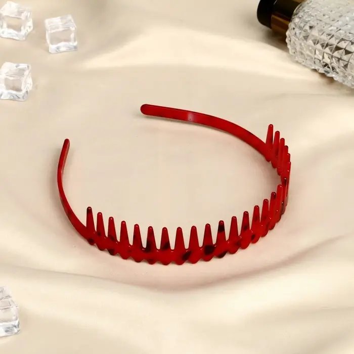 Ободок для волос &laquo;Янтарный свет&raquo;, зиг заг, 2.5 см, МИКС