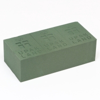 Губка флористическая для живых цветов &laquo;UPAK LAND&raquo; 22,5 Х 10,5 Х 7 см