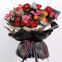 Плёнка матовая "Звёздная ночь" Оранжевый, 0,58 х 0,58 м