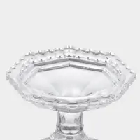 Емкость для хранения на ножке "Трофей" 8х8х14,5 см, прозрачный