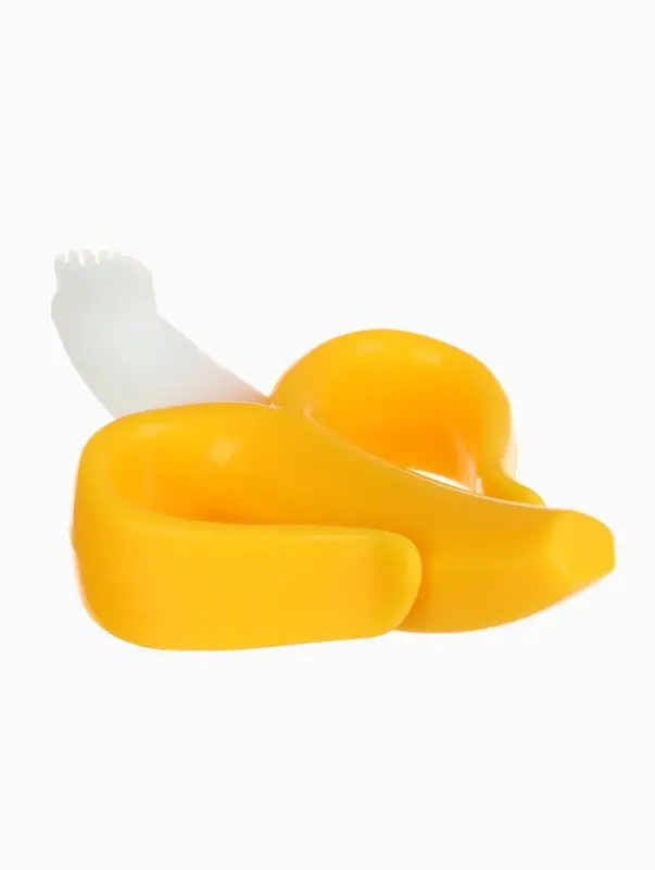 Набор силиконовых прорезывателей для зубов &laquo;Банан, погремушка&raquo;, 2 шт., Крошка Я