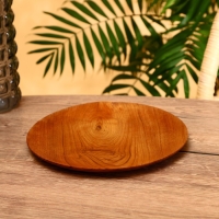 Блюдо 25х25х2 см, тиковое дерево