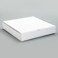 Коробка для пиццы, белая, 32 х 32 х 6 см