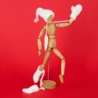 Подвеска на елку &laquo;Вьюшка&raquo;, варежки, белая