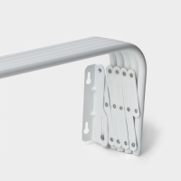 Сушилка для белья настенная, 90 см, цвет белый