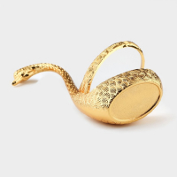 Набор ложек на подставке Magistro &laquo;Золотой лебедь&raquo;, 7,5&times;5&times;14 см, цвет золотой