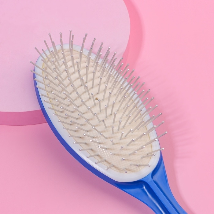 Расчёска массажная, 6 &times; 22 см, цвет МИКС, ЩМ-1, 3-О-АИ