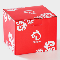 Чайная пара керамическая Доляна &laquo;Садовый дворик&raquo;, 2 предмета: чашка 200 мл, блюдце d=14,1 см, цвет разноцветный