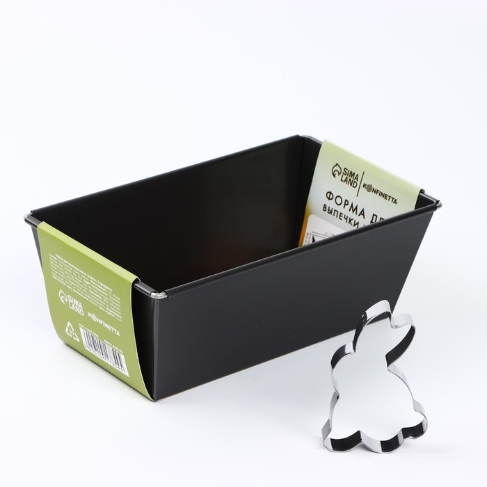 Новый год. Набор для выпечки кекса &laquo;Зайка&raquo;, 2 предмета