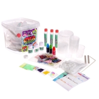 Набор для опытов &laquo;Меганабор для создания слаймов&raquo;, своими руками, 10 фигурок и кристаллов