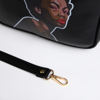 Сумка женская через плечо TEXTURA, маленького размера, цвет чёрный