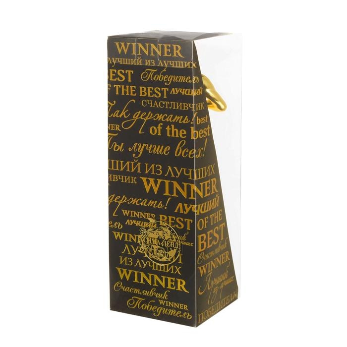 Кубок наградная фигура &laquo;Золотой босс&raquo;, оскар, пластик, подставка камень, 18 х 6 см