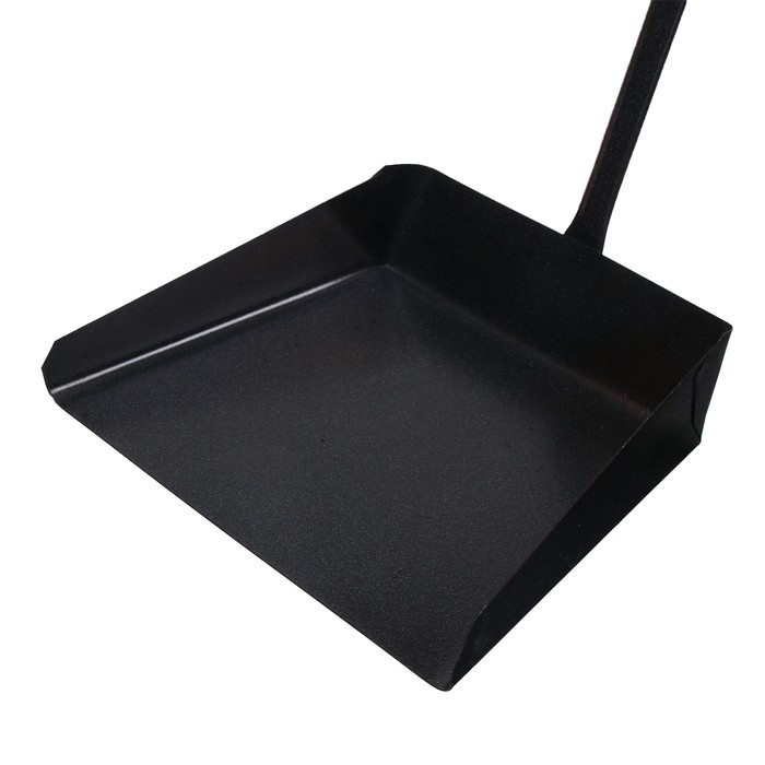 Совок хозяйственный, 26 &times; 22 &times; 5 см, черенок 80 см, металл