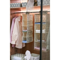 Органайзер подвесной Доляна &laquo;Гэтс&raquo;, 5 отделений, 30&times;15&times;70 см, цвет бежевый