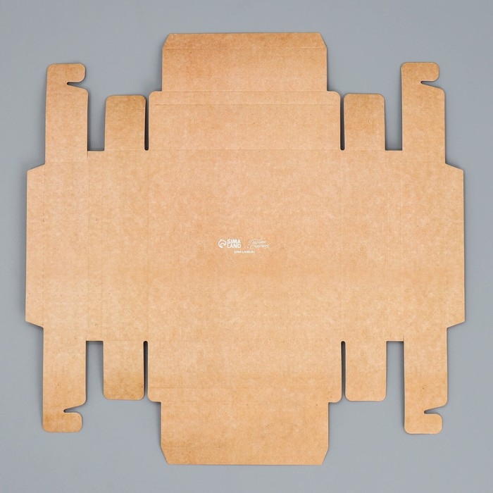 Коробка для конфет, кондитерская упаковка, 9 ячеек, &laquo;Ручная работа&raquo;, 14.7 х 14.7 х 3.5 см