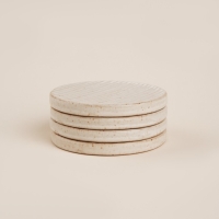 Набор подставок под горячее SL Home &laquo;Виенто&raquo;, d=10 см, цвет бежевый