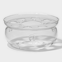 Подставка стеклянная для подогрева &laquo;Огонёк&raquo;, d=14 см, внутренний d=13 см