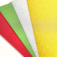 Картон цветной с блёстками, А4, 12 листов, 12 цветов, немелованный, двусторонний, в папке, 250 г/м&sup2;, Щенячий патруль