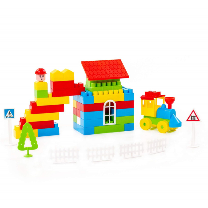 Конструктор &laquo;Строитель&raquo;, 101 деталь