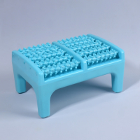 Массажёр для ног, 26,5 &times; 17 &times; 13 см, на подставке, цвет голубой