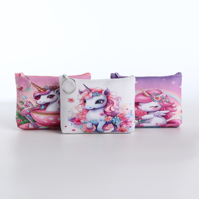 Кошелёк детский на молнии &laquo;Выбражулька&raquo;, цвет МИКС