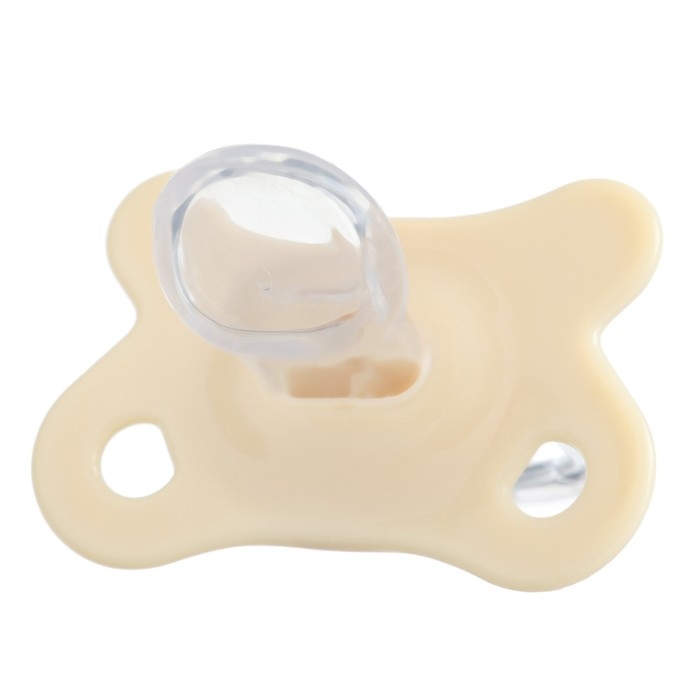 Подарочный набор новогодний: соска-пустышка ортодонт., +6 мес., и держатель на ленте &laquo;Наше счастье&raquo;, подарочная упаковка