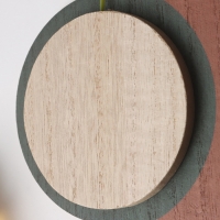 Крючки декоративные дерево "Абстракция. Половина круга и круг" 1,5х19х23,5 см